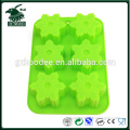 6 six compartment flower snowflake jelly cake mould